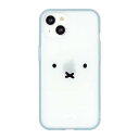 グルマンディーズ ミッフィー IIIIfit Clear iPhone13 対応 ケース ブルー MF-263BL