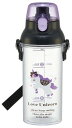 スケーター(Skater) 子供用 クリア プラチック 水筒 480ml ラブ ユニコーン 目盛り付きで水分補給の管理 PSB5TRC-A