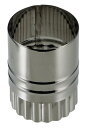 パール金属 EEスイーツ ステンレス製 ウェーブラウンド両用 抜き型 4cm D-4892