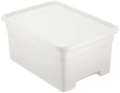 サンカ オンボックス 棚上の整理にぴったり 取っ手が内側ですっきりみえる 引き出しやすいフタ付き収納..