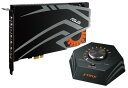 ASUSTek ハイレゾ対応 STRIXゲーミング サウンドカード PCI-E コントロールボックス付属 24bit/192kHz STRIX RAID DLX