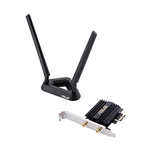 ASUS 2つのアンテナを備えた AX3000 デュアルバンドPCI-E WiFi 6(802.11ax)アダプター PCE-AX58BT
