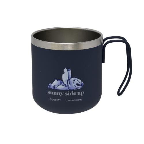 パール金属(PEARL METAL) キャプテンスタッグ(CAPTAIN STAG) ディズニー アウトドア コップ マグカップ マグ カップ タンブラー ダブルステンレス 真空断熱 保温保冷 300ml リロスティッチ/ブレイク MA-2334