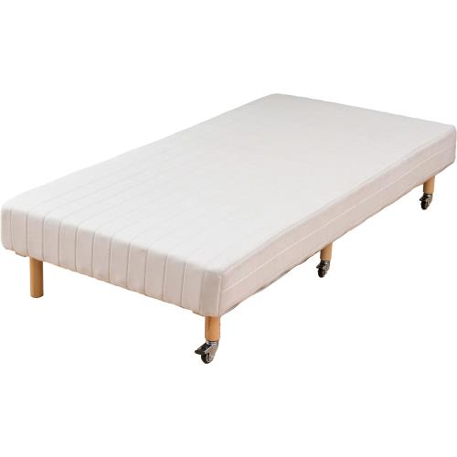 山善(YAMAZEN) 脚付きマットレス キャスター付き (圧縮梱包/桟と脚を付けるだけ/搬入ラクラク) ベッド..