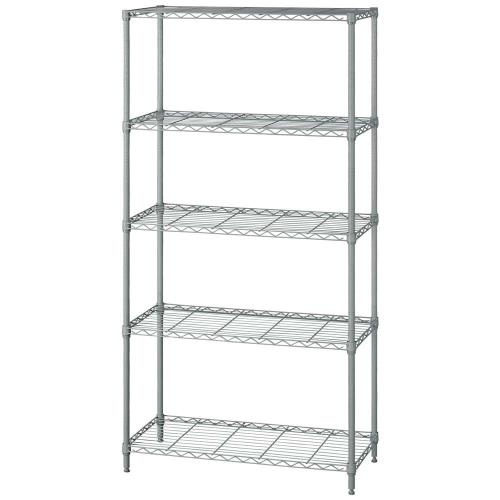 幅75cm5段 カラーメタルラック アイリスオーヤマ ハイタイプ CMM-75185 ダークグレー スチールラック ..