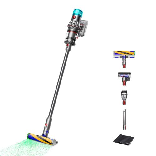 Dyson(ダイソン) 掃除機 コードレス Dyson V12 Detect Slim Fluffy (SV46 FF AM) スティック ハンディクリーナー サイクロン光らせて、見逃さない