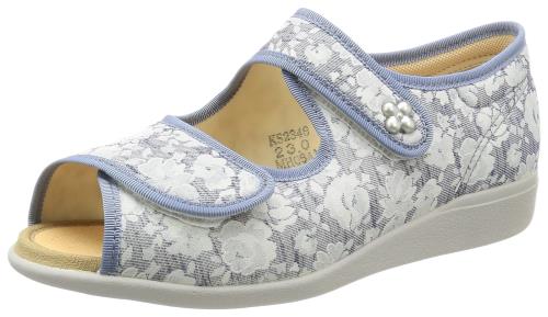 [カイホシュギ] サンダル 屋内履き ルームシューズ KHS-L133SL レディース ネイビー 23.0 cm 3E