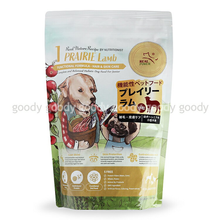 リアルネイチャー ドッグフード N0.1プレイリーラム スモールブリード 500g