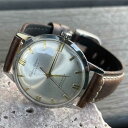 【中古品】【OH済み】CITIZEN/シチズン HOMER/ホーマー 21石 機械式 手巻き時計 1960年製造 動作確認済み クリーニング/ケース/風防磨き済み アンティークウォッチ 中三針 イタリアンレザーベルト付き 国産腕時計