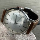 【中古品】【OH済み】SEIKO/セイコー Crown/クラウン 15003E 21石 Cal.560キャリバー 機械式 手巻き時計 精工舎諏訪工場 1963年 12月製造品 動作確認済み クリーニング ケース磨き/風防磨き アンティークウォッチ 中三針 イタリアンレザーベルト付き メンズウィッチ 腕時計