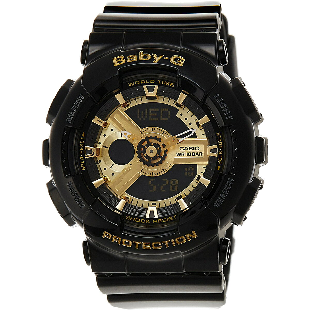 カシオ Baby-G 腕時計（メンズ） CASIO BABY-G カシオ ベビーG BA-110-1A/BA110-1A アナデジ ブラック レディース 腕時計 日本版型番:BA-110-1AJF/BA110-1AJF 【あす楽対応】