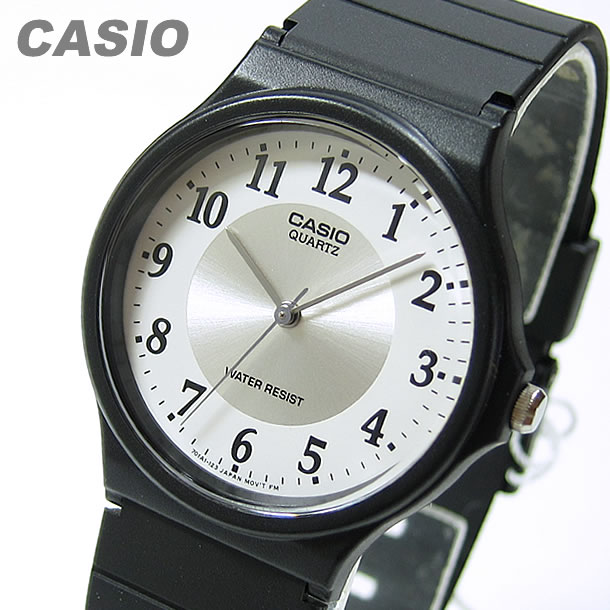 CASIO カシオ MQ-24-7B3LL/MQ24-7B3LL ベーシック アナログ ブラック/ホワイト キッズ 子供 かわいい メンズ チープカシオ チプカシ 腕時計 【あす楽対応】
