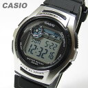 CASIO カシオ W-213-1A/W213-1A スタンダード デジタル ブラック/シルバー キッズ 子供 かわいい メンズ チープカシオ チプカシ 腕時計 