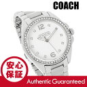 COACH (コーチ) 14501660 Tristen/トリステン クリスタル装飾 メタルベルト シルバー レディースウォッチ 腕時計