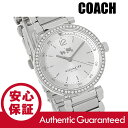 COACH (コーチ) 14502194 1941 Sport/1941スポーツ クリスタル装飾 メタルベルト シルバー レディースウォッチ 腕時計