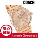COACH (コーチ) 14502200 1941 Sport/1941スポーツ クリスタル装飾 メタルベルト ローズゴールド レディースウォッチ 腕時計