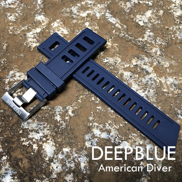 ڥ饰24MM/22MM 130/75 DEEP BLUE ǥץ֥롼 HYDRO 91 H91BK DIVER ŷ ...