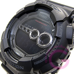  CASIO G-SHOCK カシオ Gショック GD-100-1B/GD100-1B 高輝度LEDバックライト オールブラック メンズウォッチ 腕時計