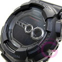 楽天LEVELSEVEN【並行輸入品】 CASIO G-SHOCK カシオ Gショック GD-100-1B/GD100-1B 高輝度LEDバックライト オールブラック メンズウォッチ 腕時計