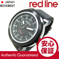 RED LINE（レッドライン） 50047-BB-01-BKST Torque Sport／トルクスポート 自動巻き ラバーバンド ブラック ホワイトインデックス メンズウォッチ 腕時計