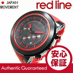 RED LINE（レッドライン）50050-BB-01-RDAS Torque Sport／トルクスポート クロノグラフ ラバーベルト ブラック×レッド メンズウォッチ 腕時計 【あす楽対応】