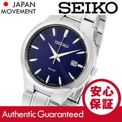 SEIKO(セイコー)SNE403SOLAR/ソーラーメタルベルトブルーダイアルメンズウォッチ腕時計