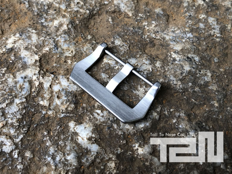 【20MM/22MM/24MM/26MM 替えバックル】 T2N Strap/T2Nストラップ CHSS-SC ネジ込み式バックル つや消しブラッシュ 尾錠 腕時計用【あす楽対応】