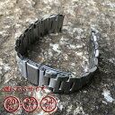 【ステンレスベルト 22MM/24MM sg002 】 T2N Strap/T2Nストラップ T2N-SSG-WBSS2616S 3LINK/3連 ブラッシュ/つや消し プッシュDバックル ステンレスブレスレット/バンド シルバー/SS 替えベルト 腕時計用 【あす楽対応】