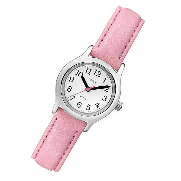 TIMEX （タイメックス） T79081 EASY READER／イージーリーダー レザーベルト ピンク キッズ・子供にオススメ！ かわいい！ キッズウォッチ 腕時計 【あす楽対応】