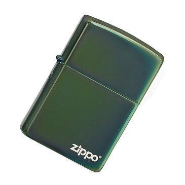 【メール便送料無料】【並行輸入品】 ZIPPO ジッポー カメレオン ZIPPOロゴ オイルライター レギュラーサイズ グリーン 28129ZL【あす楽対応】