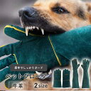 ペットグローブ 噛みつき 噛みつき防止 引っかき 犬 猫 保護グローブ 手袋 厚手 かみつき 引っ掻き ペット しつけ セーフティグローブ 牛革手袋 保護 グローブ イヌ ネコ 爬虫類