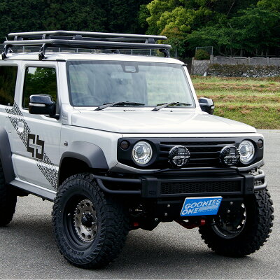 JB74新型ジムニーシエラアルミ製フロントバンパー