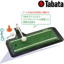 ゴルフ用品 練習用品 ネット マット タバタ 大型ヘッドパンチャー高さ調整付 スイング 練習用品 GV-0266 【IR】