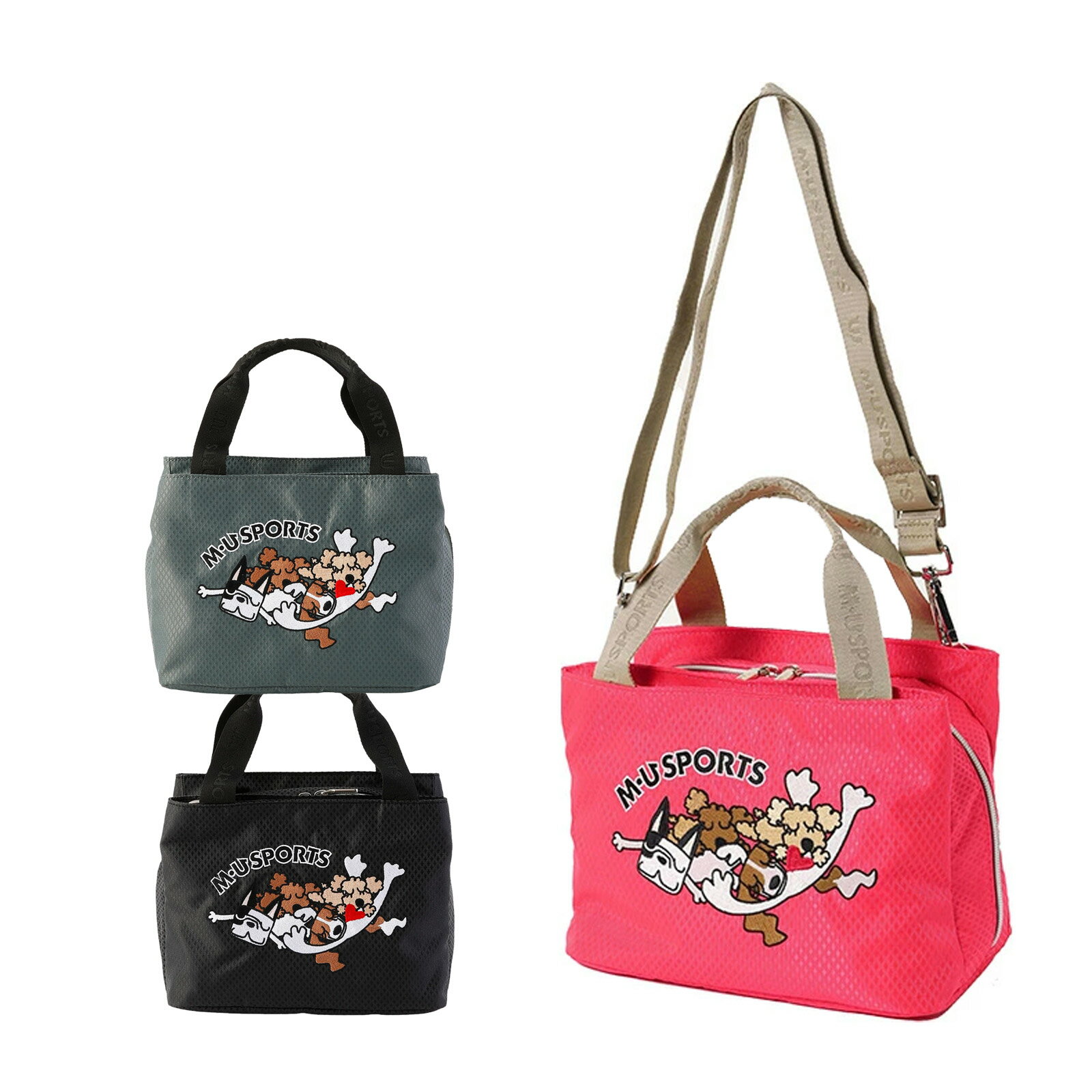 ボストンバッグ トートバッグ MUSPORTS 軽量 ナイロン 多機能 カートポーチ 703R2034 【IR】