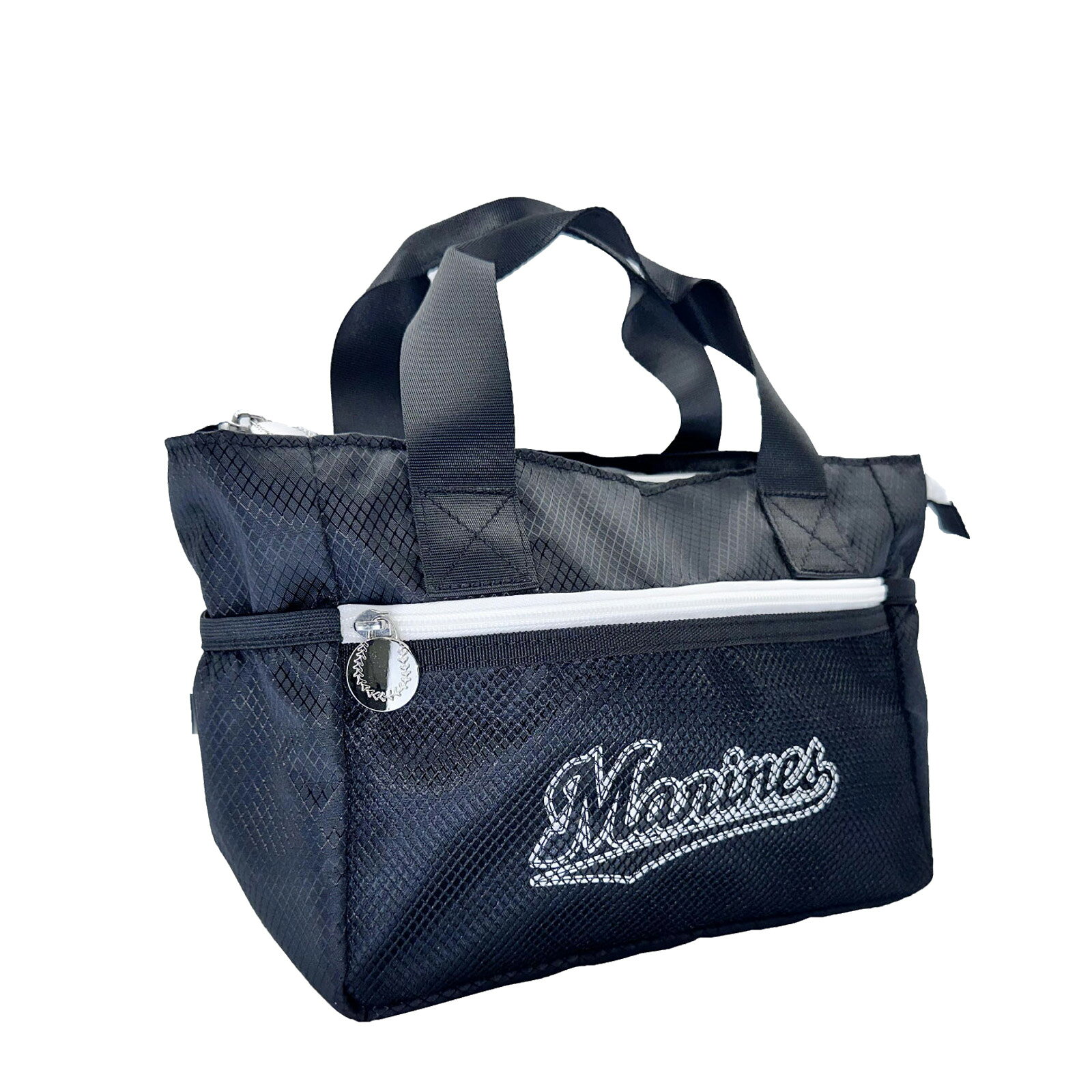 ポーチ ミニトートバッグ ラウンドバッグ プロ野球！NPB！千葉ロッテマリーンズ ミニトート ブラック LMSC-6456 【IR】
