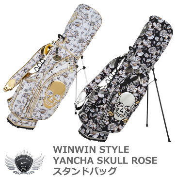 WINWIN STYLE ウィンウィンスタイル YANCHA SKULL ROSE スタンドバッグ