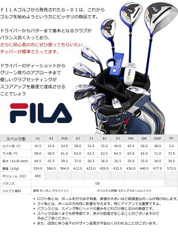 人気 FILA フィラ ゴルフ 14点(クラブ11本)メンズセット 軽量スタンド式バッグ付き クラブセット ゴルフフルセット【add-option】