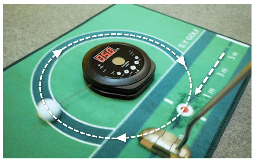 エジソンゴルフ 回転式パター練習機 グリーンパッティングマスター 3