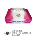 ゴルフ用品 ラウンド用品 ゴルフボール セクシーボール3球セット BALL010 デザイン 【IR】