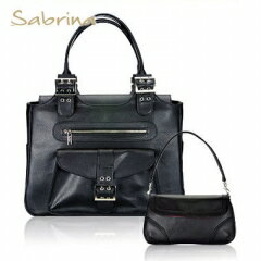 パソコン ケース【abbiNY】 PCバッグ Sabrina ☆Black（サブリナ ☆ブラック）A4サイズ【 パソコンケース / PCケース 】B2505BL レザー 革 デコ キルティングアビィ　ニューヨーク 可愛い オシャレ ポイント 送料無料 10proa