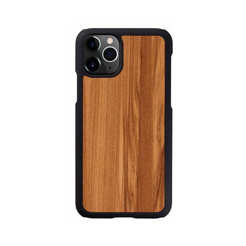 iPhone11 Pro 木製ケース カバーiPhone 11Pro 天然木 Man&Wood CappuccinoI16831i58R スマホ　スマートフォン docomo au softbank6.1 アイフォン ポイント 送料無料 4589753058309