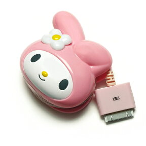 【iPhone/iPod用AC充電器】【アイフォン 充電器】【サンリオ/My Melody】　PGMYMJU057DO/小型AC充電器/100V〜240V対応/アイフォン/au/softbank/sanrio/コンセント/スマホ/マイメロディ/my melody