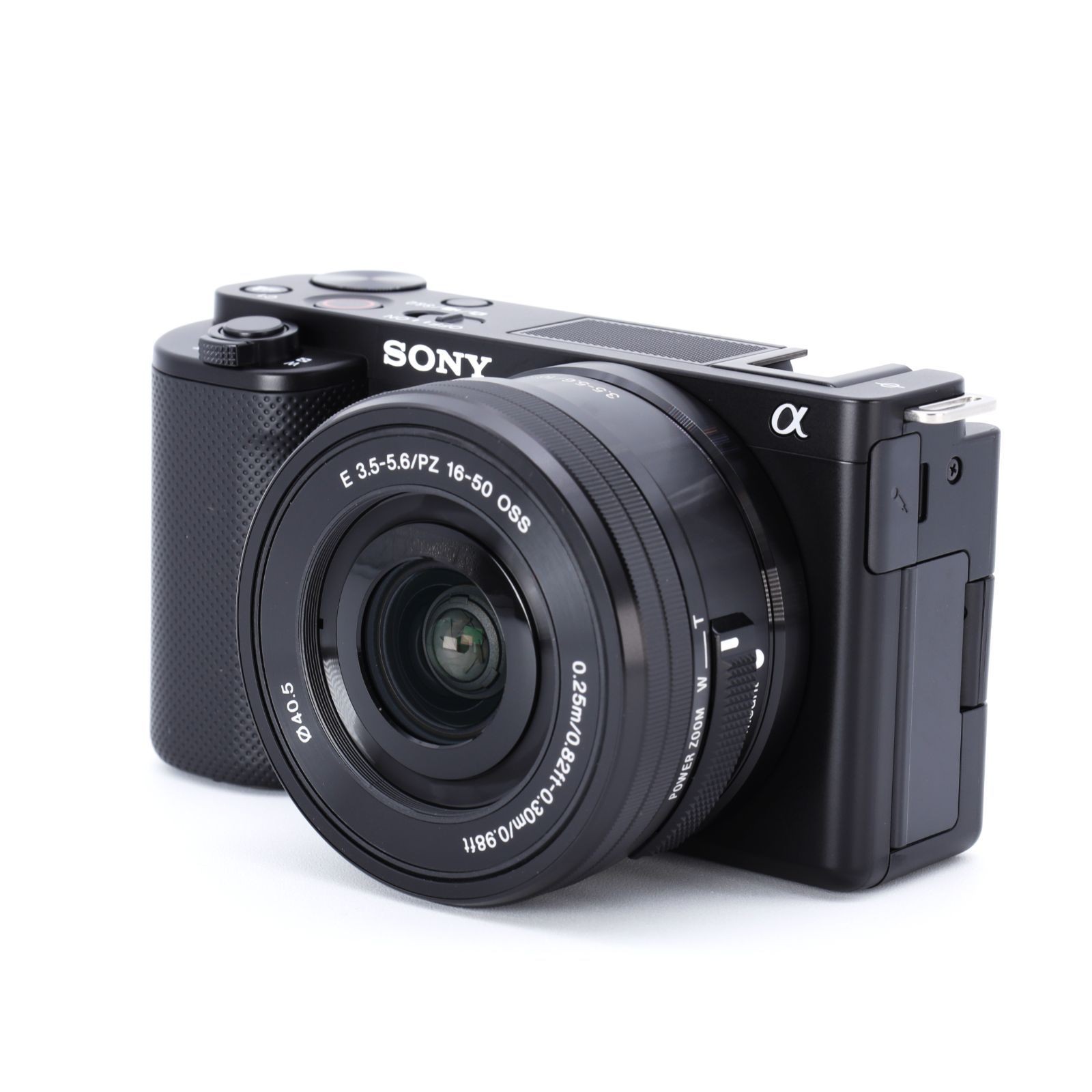 【中古】[美品] Sony デジタル一眼カメラ VLOGCAM ZV-E10L パワーズームレンズキット ブラック _GP00020687