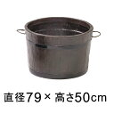 モルトプランター 80型 【メーカー直送・日祝指定不可・同梱不可・代引不可・返品不可】【ファイバーグラス鉢】