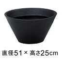 シンプルポット 50型 【メーカー直送・日祝指定不可・同梱不可・代引不可・返品不可】【ファイバーグラス鉢】