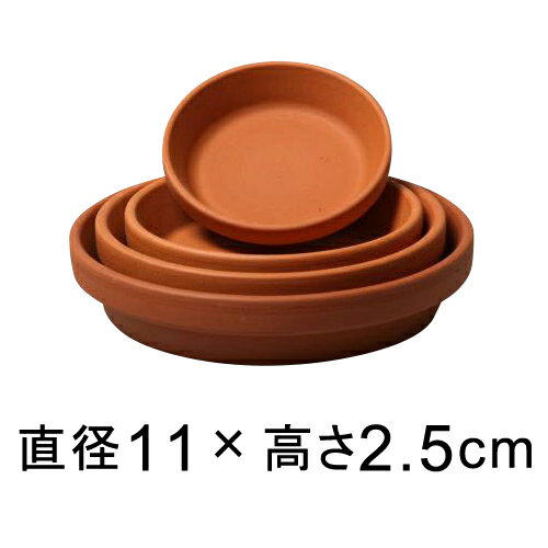 ◆販売終了◆ドイツ製 テラコッタ 受皿 11cm aj10◆適合する鉢◆底直径が8.5cm以下の植木鉢