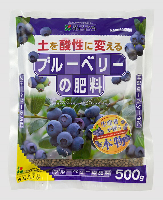 ブルーベリーの肥料　500g【花ごころ】