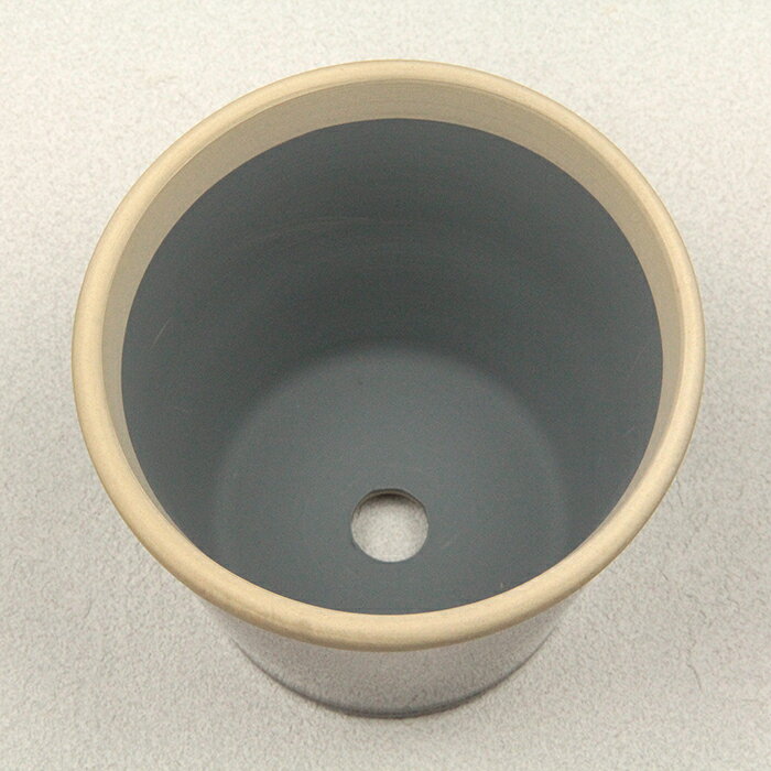 おしゃれ 植木鉢 陶器 鉢 グロッシー POT 3号 10cm D アース つや有 皿付 貫入 室...