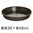 【受皿】フレグラープレート 30cm ダークブラウン ◆適合する鉢◆フレグラーポット36cm、底直径が25cm以下の植木鉢