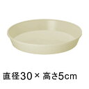【受皿】フレグラープレート 30cm アイボリー ◆適合する鉢◆フレグラーポット36cm、底直径が25cm以下の植木鉢